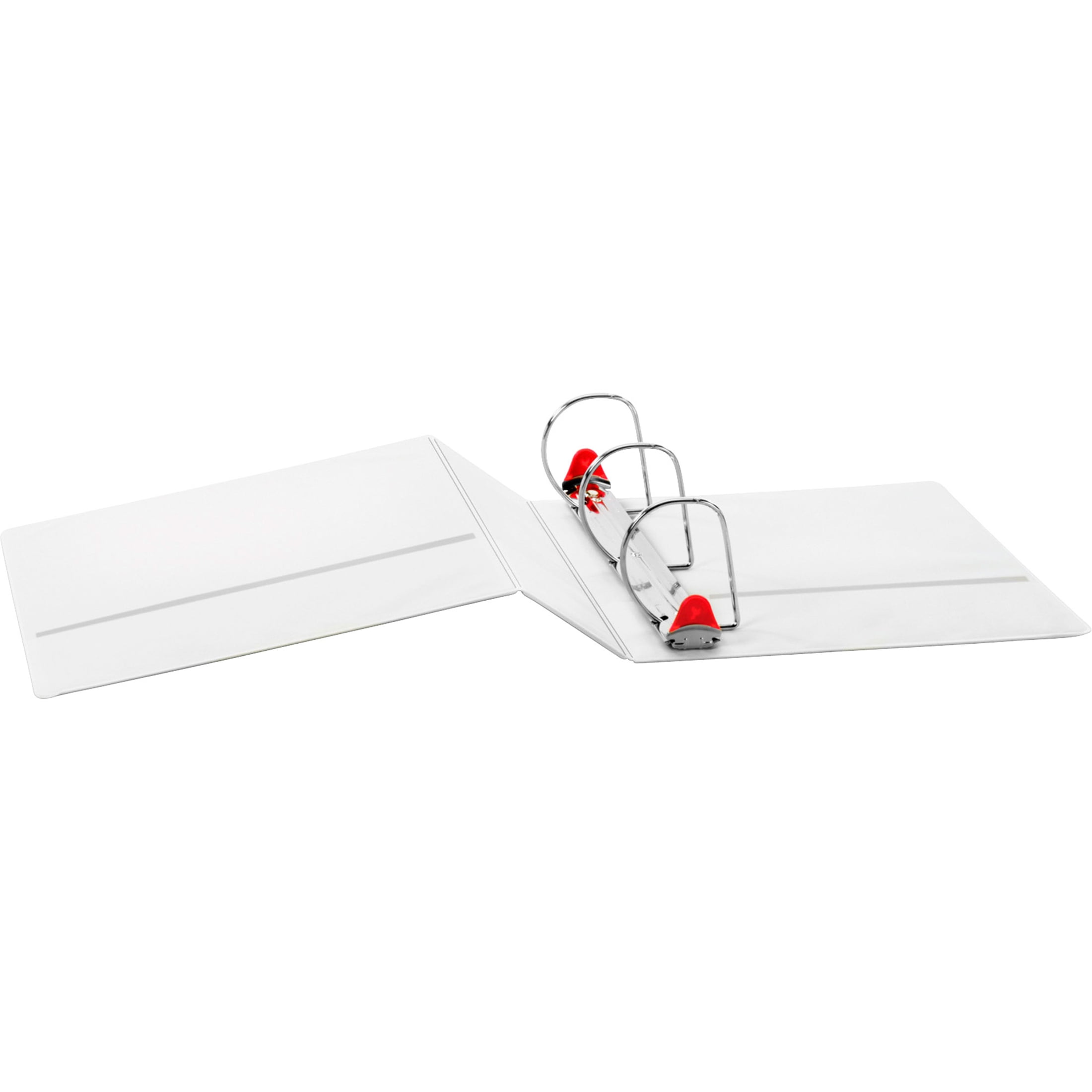 Cardinal XtraLife ClearVue Non-Stick Locking Slant-D Binder, 3" Cap, 11 x 8 1/2, White