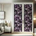 thumbnail image 7 of S4Sassy Peel and Stick Wall Covering, Golden Petals Wallpaper Removable Wallwrap - Purple Instant Wall Mural for Bedroom, Bathroom, Laundry Room, Closet Interior (25"x60" inch), 7 of 7