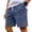 DC29- Navy, variant on Domzle Mens Waffle Shorts Summer Casual Textured Knit Drawstring Elastic Waist Comfy Short with Pockets Beach Vacation Gray 3XL