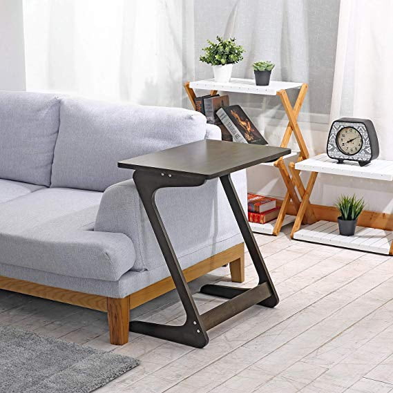 Bamboo Snack Table Sofa Couch Coffee End Table Bed Side Table