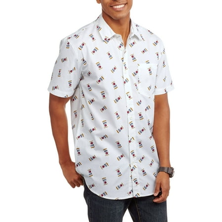 shirt lite miller woven sleeve short button