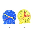 thumbnail image 3 of Educational Clock Learning Hour Minute Intelligence Development Time Toy Second Time Preschool Kindergarten Home Teaching Aids Toy Birthday Festival Gifts Yellow, 3 of 6