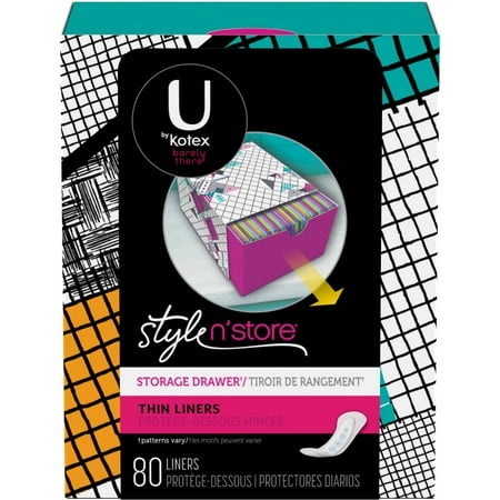 U By Kotex Barely There Panty Liners Light Absorbency Unscented