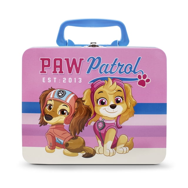 Lonchera Infantil Metalica Paw Patrol Rosa