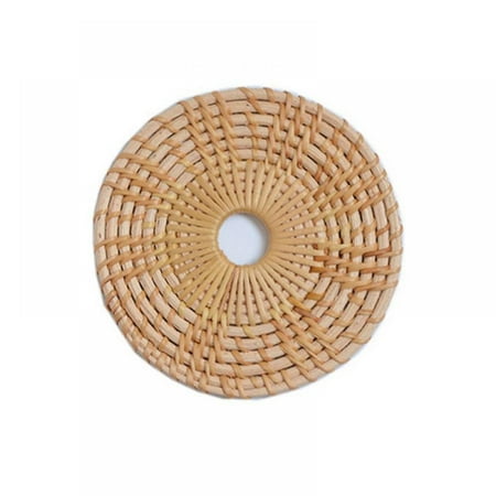 

Magazine Rattan Woven Coaster Table Insulation Home Furnishing Coaster Anti-scalding Mat