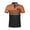 Orange, variant on Color Color Shirts for Men Short Sleeve Business Work Shirt Comfortable Office Wear Shirts with Pocket Men's V Neck Tee Shirts