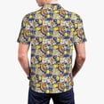 thumbnail image 3 of Balery Sicilian Style Printed Men’s Short Sleeve Polo Shirt, Midweight Men's Shirt,Golf Polo shirts -XX-Large, 3 of 8