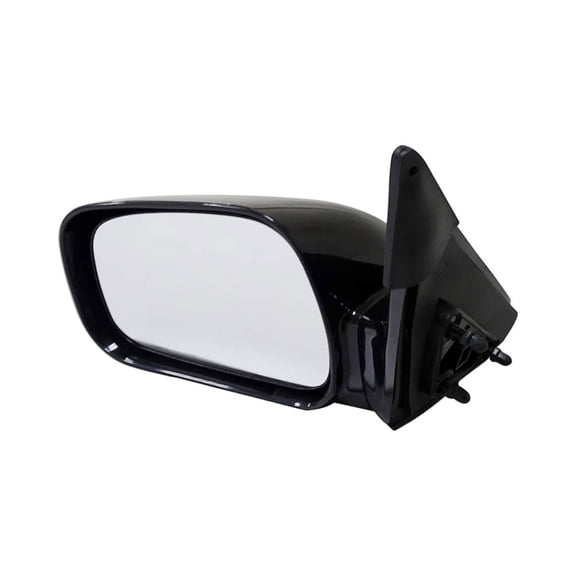 KarParts360 For Toyota Camry 2002 03 04 05 2006 Door Mirror | Black Housing | Plastic | Electric Adjustment | Screws Attachment | Clear Glass | Powered Mirror | Replacement For 87940AA100A0
