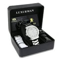 thumbnail image 4 of Stainless Steel Band Mens Diamond Watch 0.12ct, 4 of 4