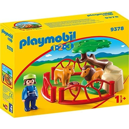 Playmobil 1.2.3: Enclos pour Lion