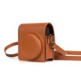 thumbnail image 1 of Protective PU Leather Camera Case for Fujifilm Instax Mini 99 - Brown, with Adjustable Shoulder Strap, Magnetic Button Closure, Removable Cover, Water-Resistant & Lightweight Design (12×13×6.5cm,, 1 of 6