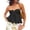 Black, variant on Women s Tanks Ladies Tube Top Summer Off Shoulder Strapless Bandeau Top Elegant Off Shoulder Top Fabricated for Comfortable All-Day Wear Pink L