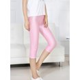thumbnail image 5 of Leggings Shorts Néon Capris Brillants en Polyester Spandex Colorés Haute Élasticité Décontractés, 5 of 5