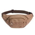 thumbnail image 2 of Taotanxi Tactical Waist Bag, 900D Nylon Oxford Water-Resistant Outdoor Edc Fanny Pack Utility Waist Pouch Outdoor Bumbag (Coffee), 2 of 4