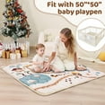 thumbnail image 6 of Beavtaens Baby Play Mat for Floor, Foam 50"x50"x1" Playpen Mat, Thickened & Non-Slip, for Ages 0-4, 6 of 9