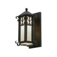 thumbnail image 5 of Meyda Tiffany 157936 Caprice 16" Tall Wall Sconce - Chestnut, 5 of 6