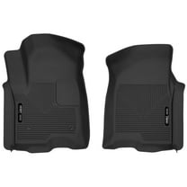 Husky Liners X-act Mats Fit 19-25 Slvrd/Sra 1500/2500/3500 Crew/Dbl Frt Row 2pc