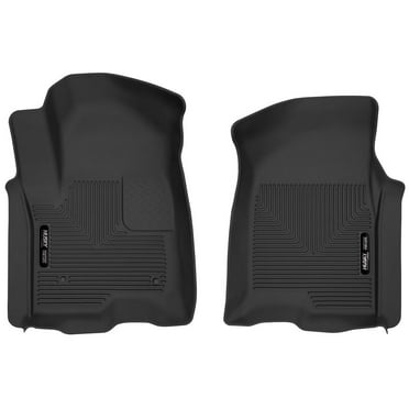 Husky Liners X-act Mats Fit 19-25 Slvrd/Sra 1500/2500/3500 Crew/Dbl Frt Row 2pc