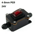 thumbnail image 5 of Inline Cord Switch 25A Ip65 Waterproof On-Off Switch with Red Light Buttons 220V, 5 of 10