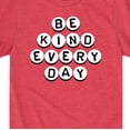 thumbnail image 3 of Instant Message - Letter Beads Be Kind Every Day  - Youth Short Sleeve Tee, 3 of 6