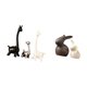 thumbnail image 5 of Conjunto De Jirafa Y Figura De Cerámica Moderna, Centro De Mesa Creativo, Estatua De Conejo De Porcelana Para Escritorio, Oficina, Estantería, Dormitorio, Armario, Decoración De Jardín., 5 of 8
