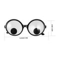 thumbnail image 3 of WTOBBY Rotatable Eyeball Party Glasses, Novelty Round Frame Funny Accessory for Costume Events, Interactive Gag Gift for Halloween Cosplay,B, 3 of 3