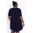 thumbnail image 2 of Avenue Women's Plus Size Kaylie Hi Lo Top Short Sleeve V-Neckline, 2 of 4