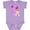 Lavender, variant on Inktastic First Birthday with Cute Puppy and Butterflies Boys or Girls Baby Bodysuit