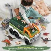 Dinosaur Car Truck Toys for Boys 3-6 Years with Music and Growl Preschool Toys Toddler Gifts for 3-6 Years Kids