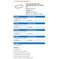 thumbnail image 2 of Power Steering Multi Rib Belt - Compatible with 1996 - 2001 INFINITI I30 1997 1998 1999 2000, 2 of 2