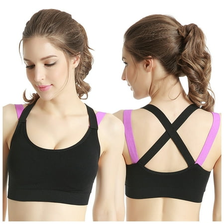 Bpxiofoy Sports Bras for Women Bras for Women Steel Running Outdoor Top Bra Blouse Women s Yoga Indoor Ring Back No Vest Sports Bra Bralettes for Women Black S