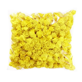 50pcs Fake Flower Heads for Crafts PE Foam Mini Roses Head Artificial Flowers DIY Party Birthday Home Decor Wedding Decoration for Scrapbooking Gift