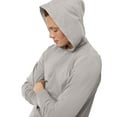 thumbnail image 4 of Hanes Men's T-Shirt Hoodie Garment Dyed Cotton Long Sleeve Jersey Tee sz S-3XL, 4 of 5