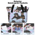 thumbnail image 2 of Tote Bag for Women - Rottweiler Dogs Shoulder Bag - Large Utility Work Duffle Bag with Zipper Handbag for Travel, Work, Sprots, 2 of 5