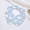 Blue goose, variant on 4 Pack A-Grade 6-Layer Cotton Gauze Baby Drool Bibs, 360° Adjustable Snap Petal Teething Bibs, 9.84 x 9.06 Inches