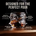 thumbnail image 3 of Juego de 4 vasos para whisky TSUKIGLASS Storm de cristal, 250 ml, 3 of 6