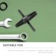 thumbnail image 3 of COSMOBETTY Kit De Herramientas Para Plomería Extractor De Tornillos Dañados Con Doble, 3 of 8