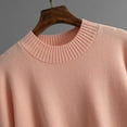 thumbnail image 5 of HAiming Color Block Sweater for Women Cotton Knitted Tops Oversized Pullover Casual Loose Long Sleeve Crew Neck Blouse, 5 of 8