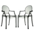 thumbnail image 1 of Modway Fauteuils de Salle à Manger Casper, Ensemble de 2, Fumée, 1 of 5