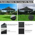 thumbnail image 2 of InstaHibit 9.6x9.6Ft Canopy Top for 10ft tent UV50+ Replacement Cover Outdoor, 2 of 12