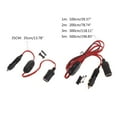 thumbnail image 2 of lanema 12V 24V Car Cigarette Lighter Socket Extension Cord with Switches Male Plug To Female Socket Extension Cable 360W, 2 of 11