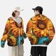 thumbnail image 4 of Balery Deep Yellow Colorful Sunflower Sudadera ligera de manga larga con capucha y protección solar UPF 50+ para hombre y mujer, ideal para pesca y running-X-Large, 4 of 7