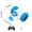 Blue, variant on Double Sided RC Stunt Car, 360 Rolling Wireless Remote Control Off-Road Vehicle with LED Lights & Sound, Rugged Rubber Tires Cute Space Rocket Toy Gift for Boys Girls Ages 6+ Indoor Play