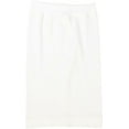 thumbnail image 1 of Stretch Pencil Skirt For Women By Kiki Riki - Knee Inch Length Pencil Skirt With Elastic Waist- Comfortable Fit Pencil Skirt - High Waist Pencil Skirt For Work, Office, Business, Church ivory x small, 1 of 5