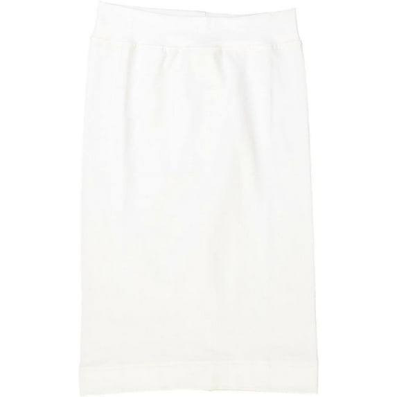 Stretch Pencil Skirt For Women By Kiki Riki - Knee Inch Length Pencil Skirt With Elastic Waist- Comfortable Fit Pencil Skirt - High Waist Pencil Skirt For Work, Office, Business, Church ivory x large
