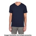 thumbnail image 2 of Playera Fruit of the Loom Para hombre cuello v, algodón sustentable, azul marino, talla CH, 2 of 4