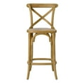 thumbnail image 4 of Counter Stool Chair, Natural, Wood, Bar Pub Cafe Bistro Dining Kitchen Hospitality Restaurant, Modern Contemporary HB33941, 4 of 12