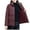 #344-Wine, variant on AUNVITO Women's Thickened Winter Coat Long Sleeve Zip-Up Casual Solid Color Nylon Spandex Blend Outerwear
