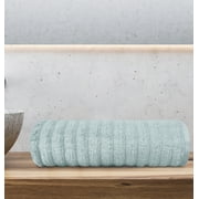 Mainstays Performance Textured Bath Towel, 54" x 30", Soft Silver