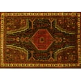 thumbnail image 1 of Ahgly Company Machine Washable Indoor Rectangle Persian Yellow Traditional Area Rugs, 4' x 6', 1 of 4